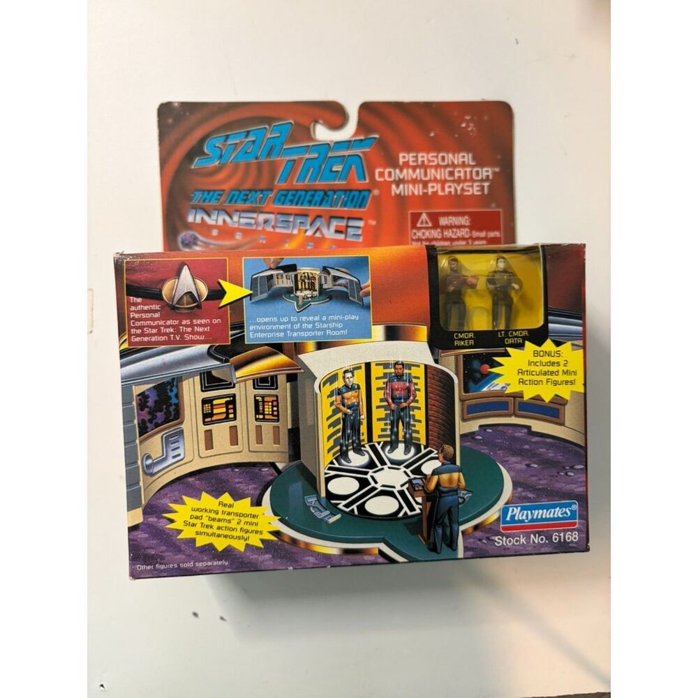 1995 Star Trek TNG Innerspace personal communicator mini playset